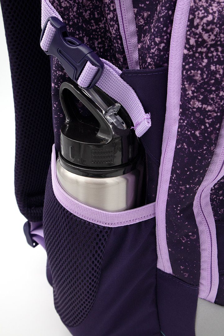 neoxx Schulrucksack Active, Glitterally perfect, aus recycelten PET-Flaschen