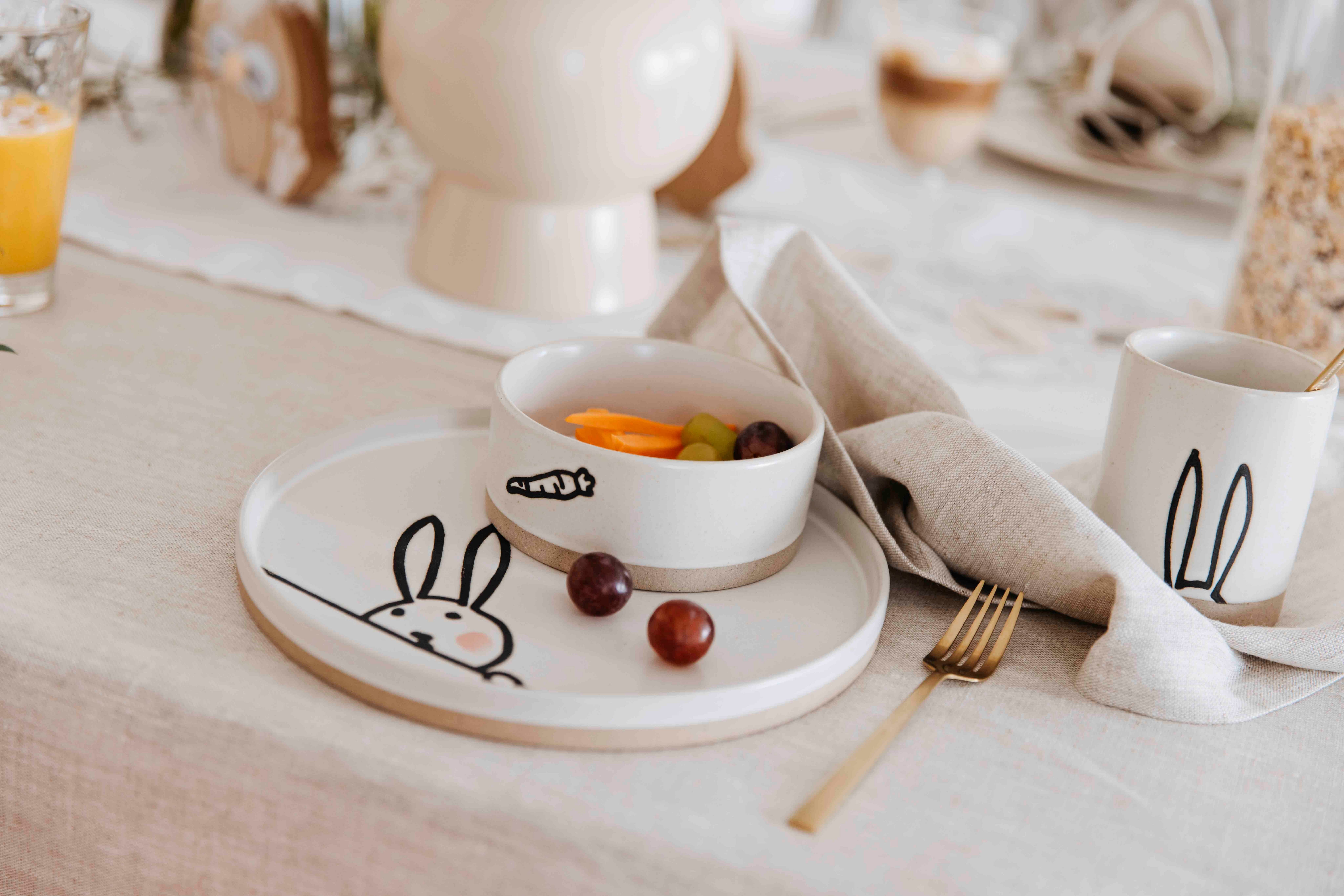 Home affaire Besteck-Set Eglof, Edelstahl 18/10, Gold PVD-beschichtet, mattiert, 30-teilig