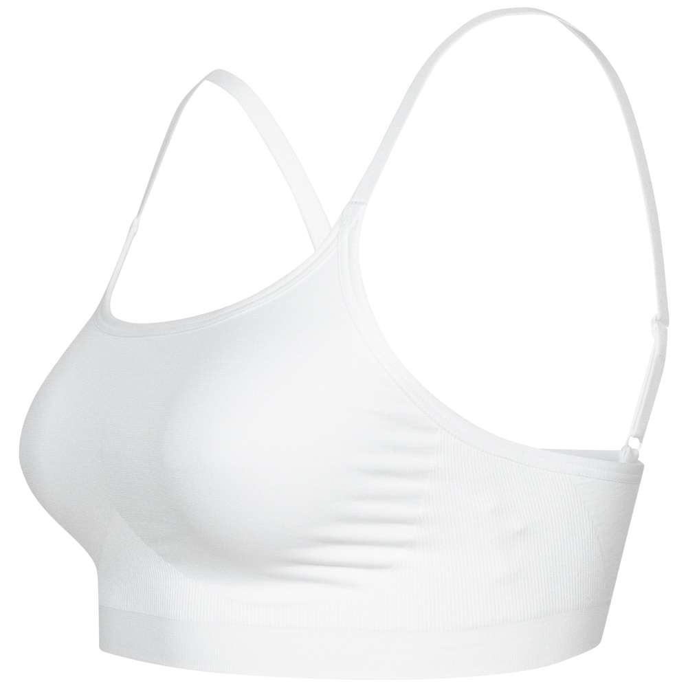 Gymshark Seamless Bralette High Neck Damen Sport BH GLUW4532-WH