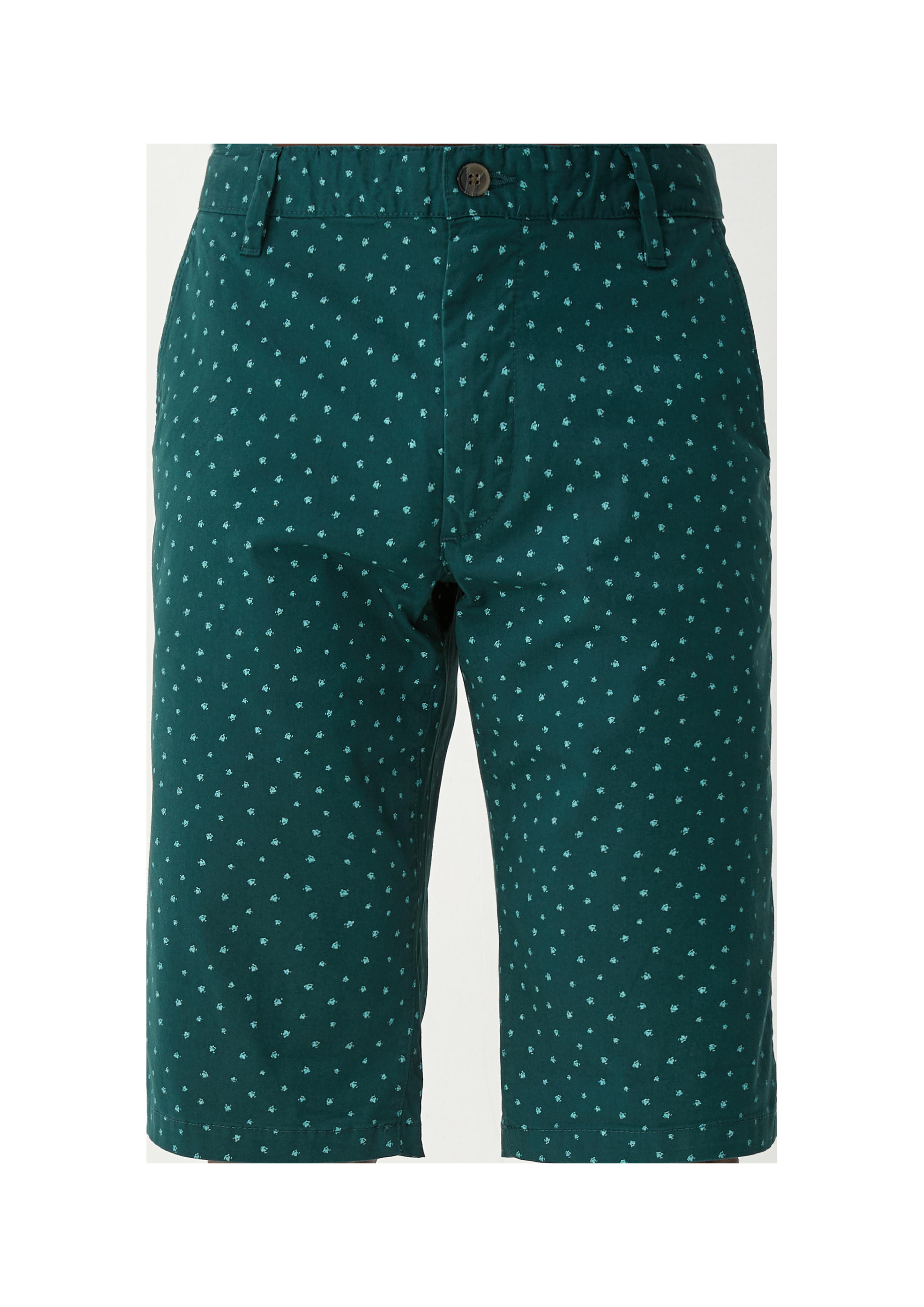Slim: Bermuda mit Allover-Print  2128989-79A0