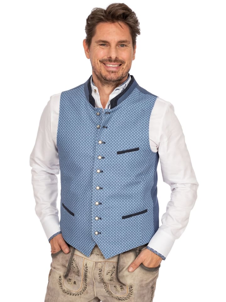 Gipfelstürmer Trachtenweste 423000-4210 in jeans günstig kaufen 60
