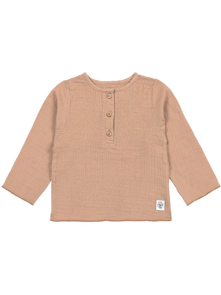 Lässig Longsleeve in Beige günstig kaufen