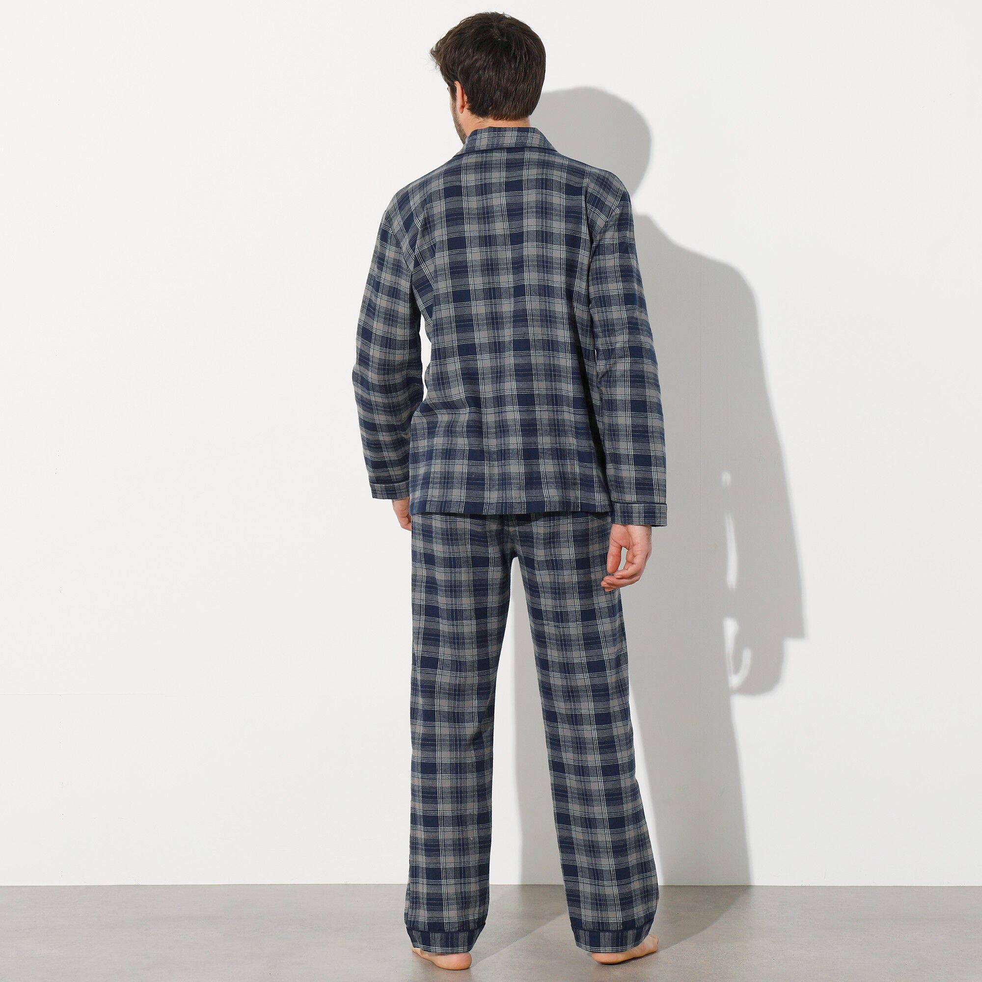 Pyjama carreaux en pilou