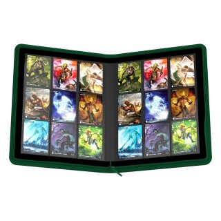 Ultimate Guard 9-Pocket Zipfolio Xenoskin Grün