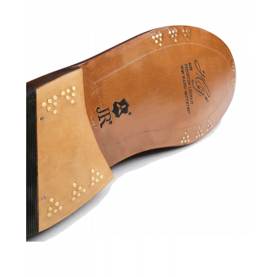 Heinrich Dinkelacker - Businessschuhe Derby BUDA FULL-BROGUE J Fettnubuk - braun