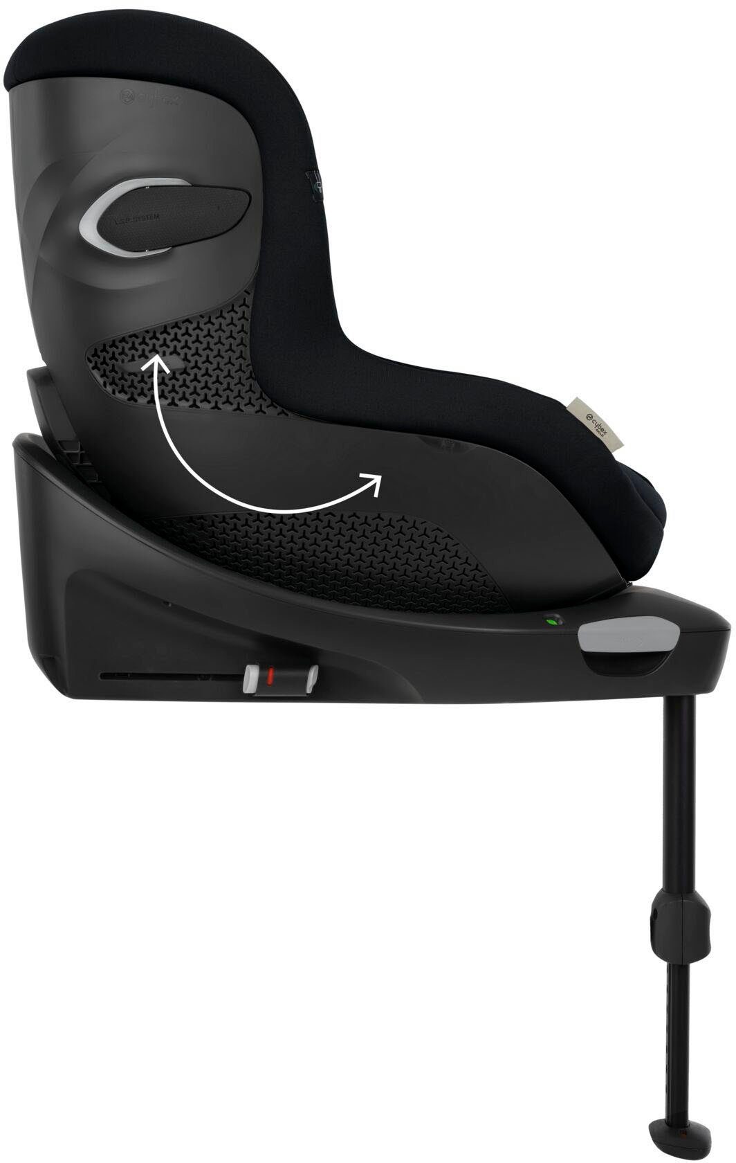 Cybex Autokindersitz Sirona Gi i-Size Plus, moon black, ab: 3 Monaten, bis: 4 Jahren, bis: 20 kg, inklusive Base