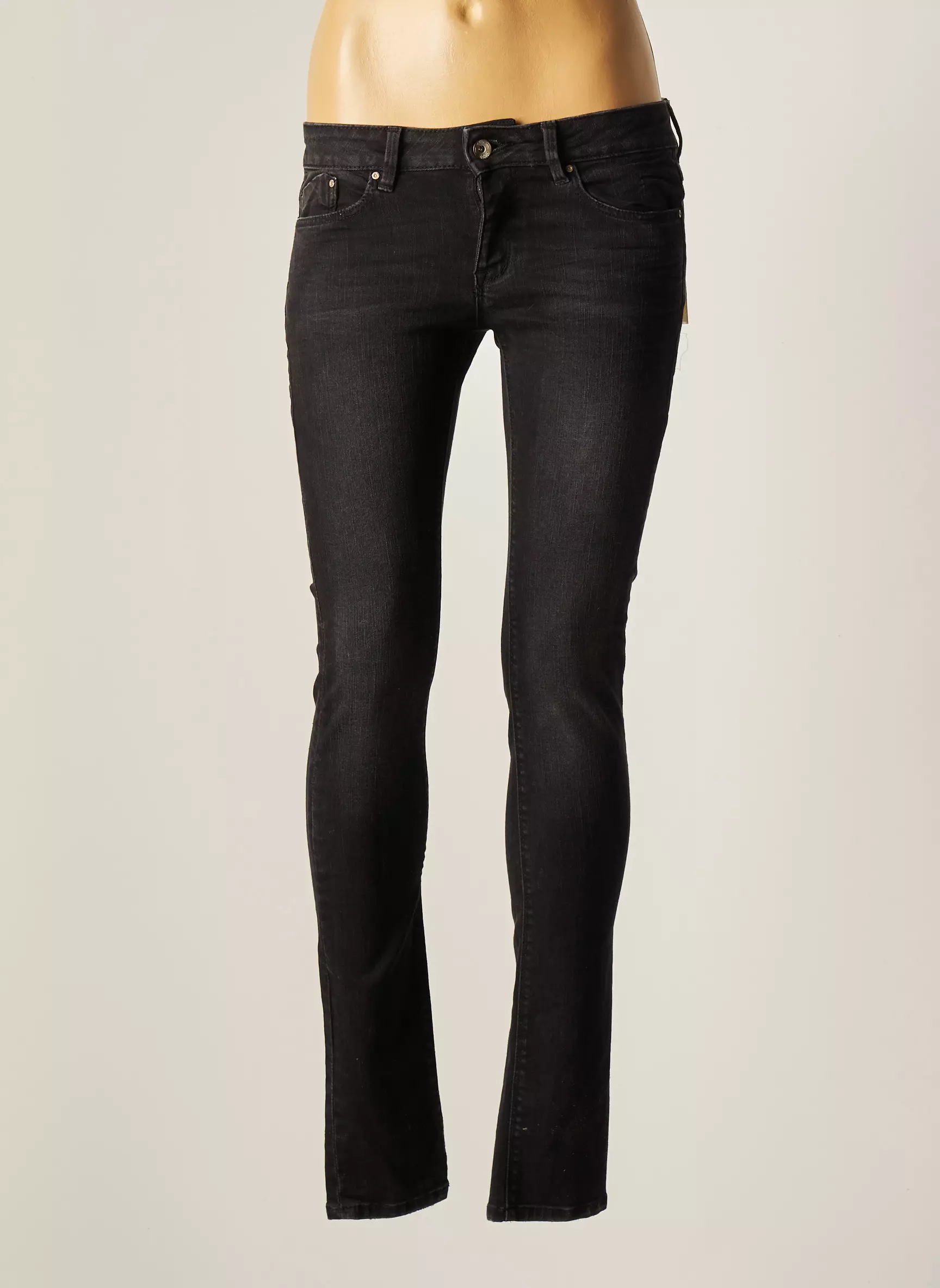 Edc Jeans Coupe Slim Femme couleur noir