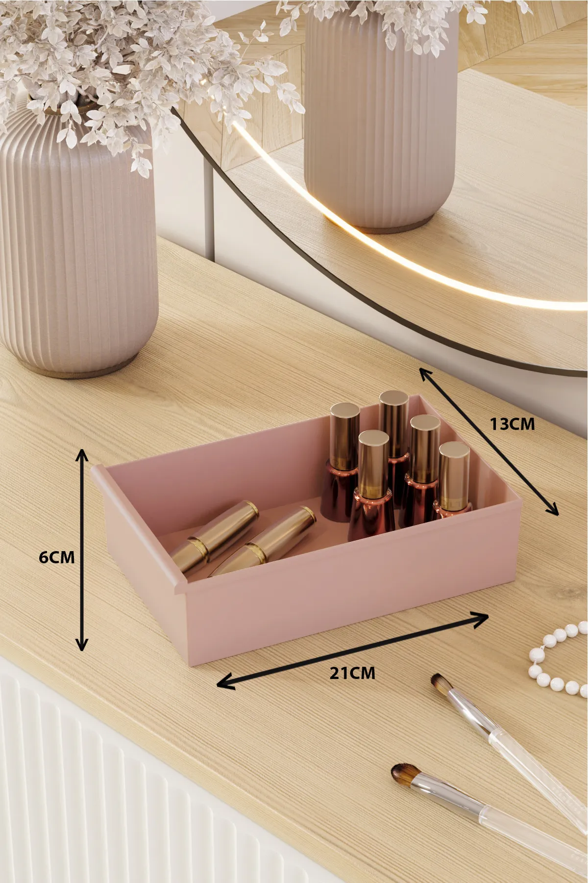 Pufwin Home  Aufbewahrung Kleiderschrank - Rosa - Plastik