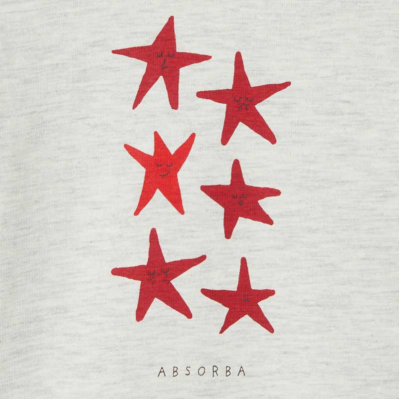T-shirt à motif étoiles blanc bébé garçon Absorba