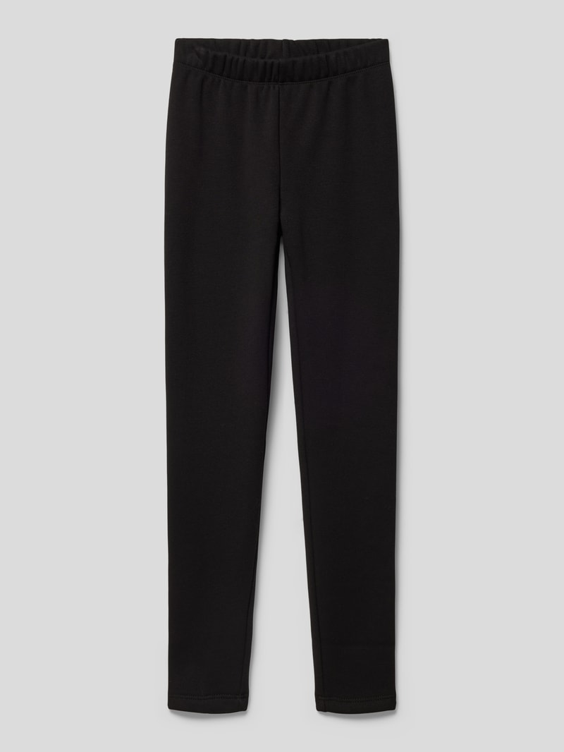 Sweatpants mit elastischem Bund in schwarz