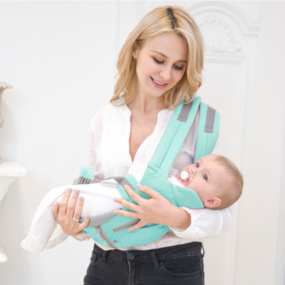 Tidyard Bauchtrage Hüftsitz Atmungsaktives und Abnehmbares Design (Verstellbarer Gurt Seitentaschen, Ergonomische Baby-Sicherheitsträger Träger Taillenhocker), für 0-36 Monate Babys Kleinkinder