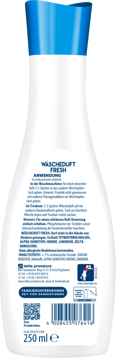 Wäscheduft Fresh, 250 ml