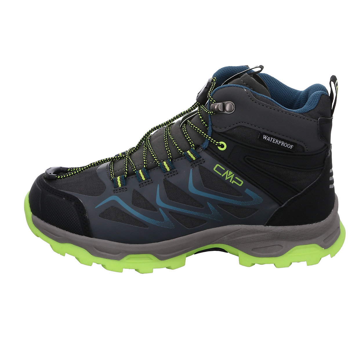 Jungen Schnürhalbschuhe Byne Mid Outdoorschuh Kinderschuhe Synthetikkombination uni Outdoorschuhe