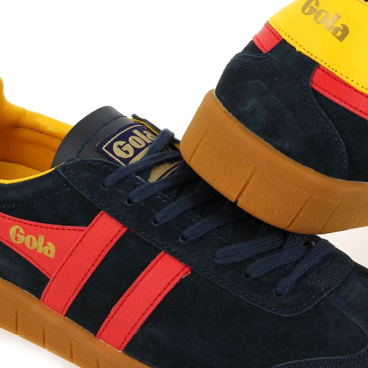 Gola  HURRICANE SUEDE CMB046 - Marine Rouge