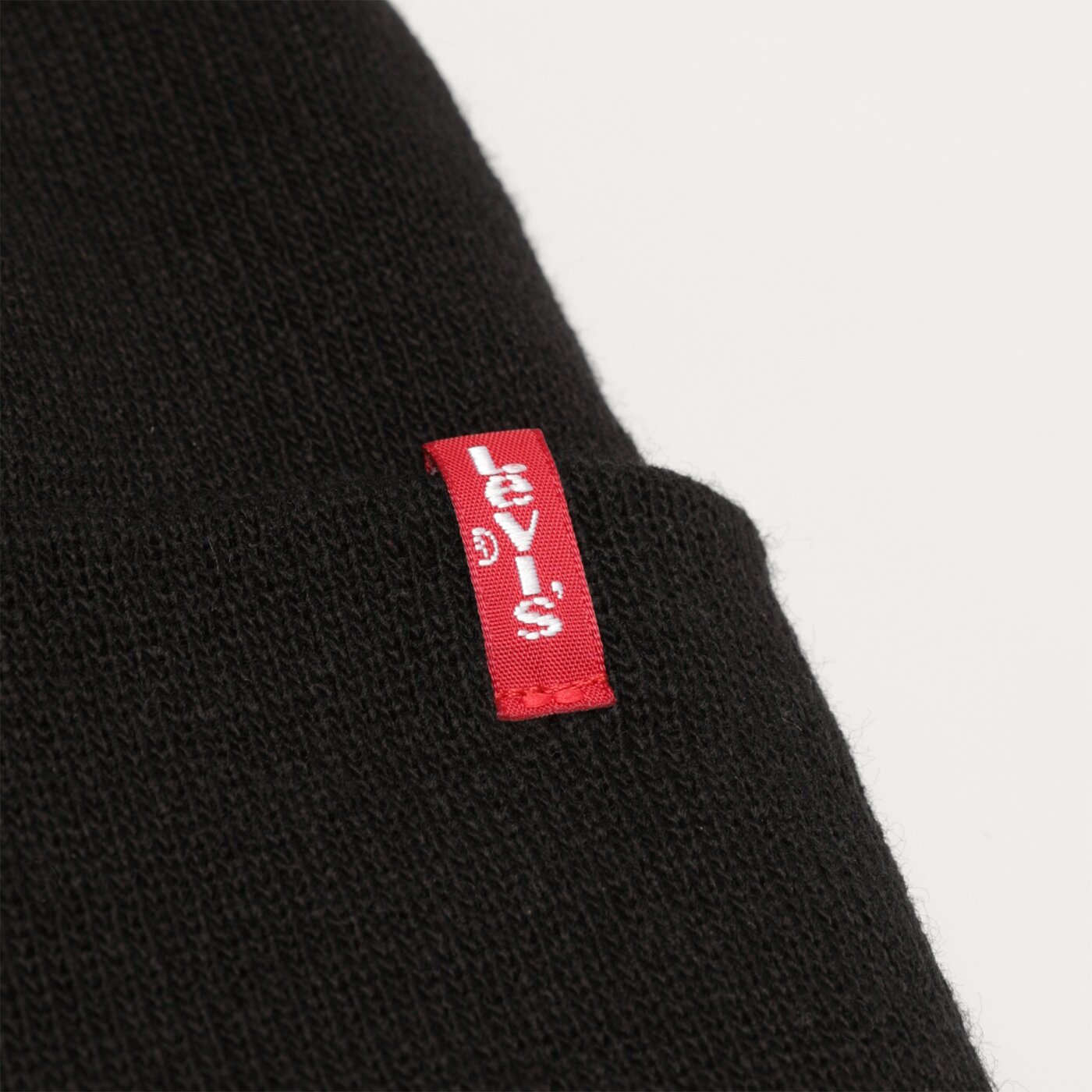 LEVI'S MÜTZE SLOUCHY RED TAB BEANIE Schwarz