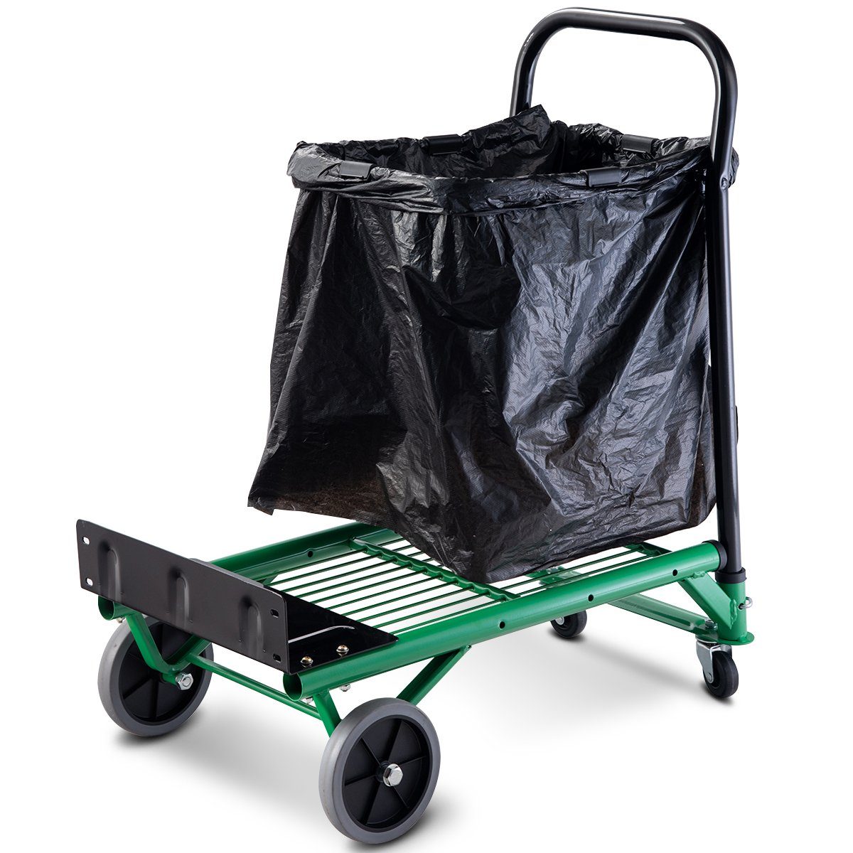 COSTWAY Sackkarre, Plattformwagen klappbar, bis 90kg, höhenverstellbar