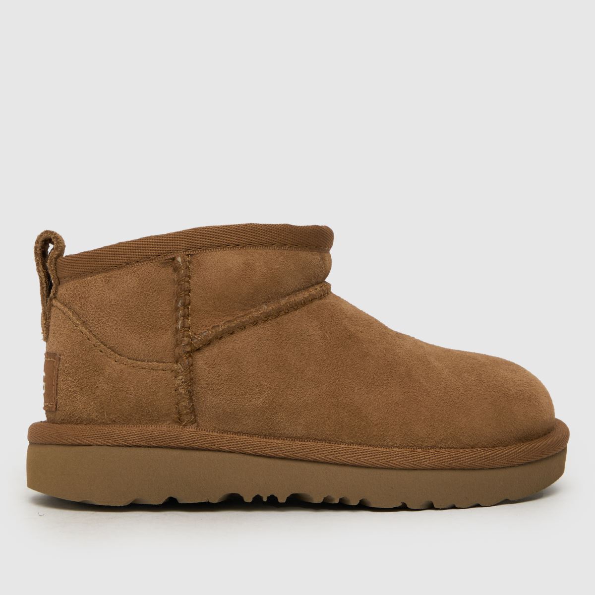 UGG kastanjiga klassiska ultra mini-stövlar för småbarn