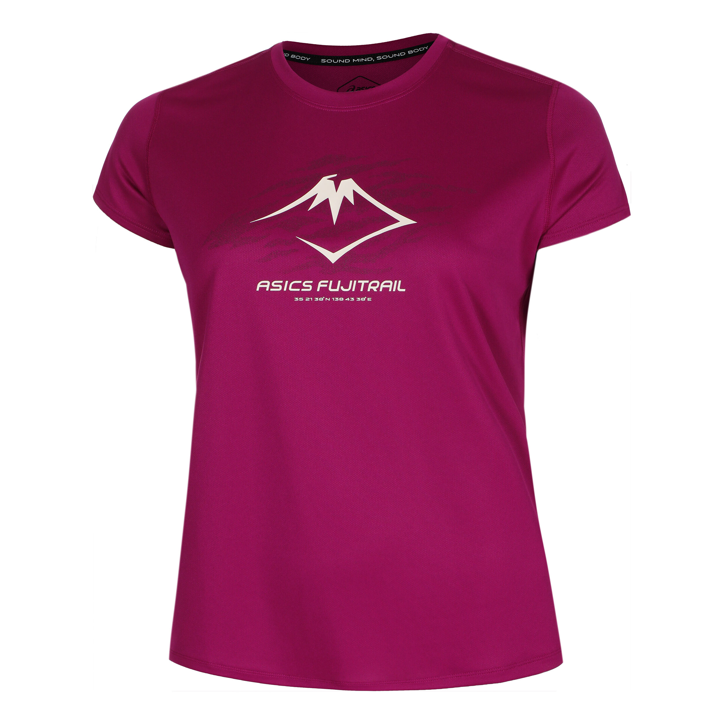 Fujitrail Logo Laufshirt Damen - Berry