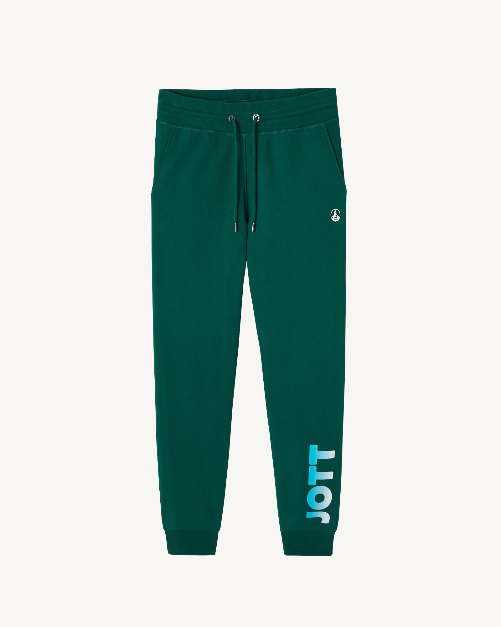 Jogging en coton biologique imprimé Vert foncé Santiago