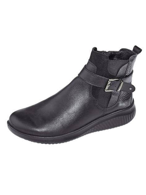 Stiefeletten mit Elasteinsatz