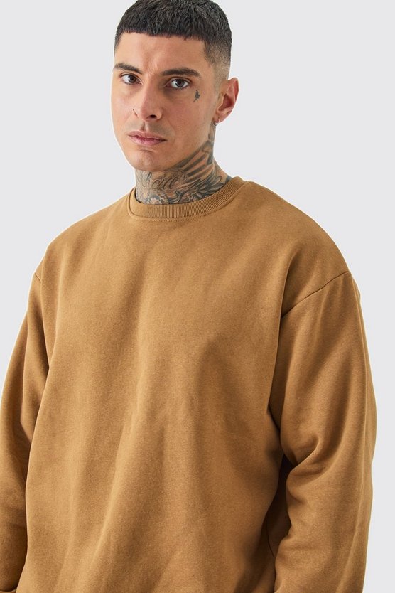 Tall Oversize Rundhals Sweatshirt