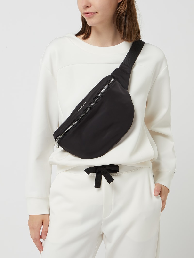 Bauchtasche mit verstellbarem Gurt Modell 'Klosters Leny' in schwarz