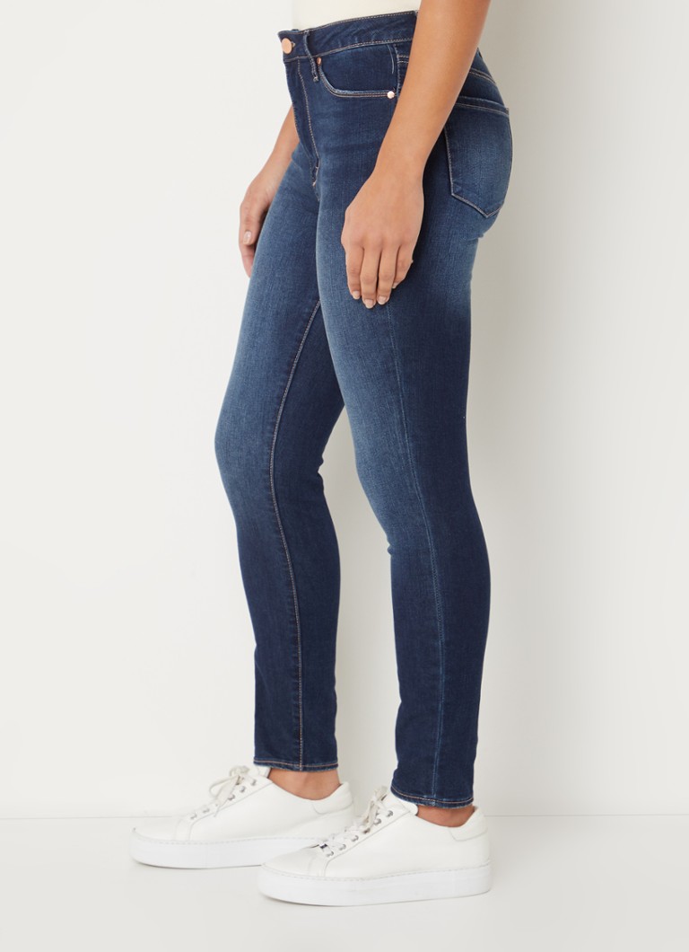 Articles Of Society Heather mid waist skinny jeans with dark wash