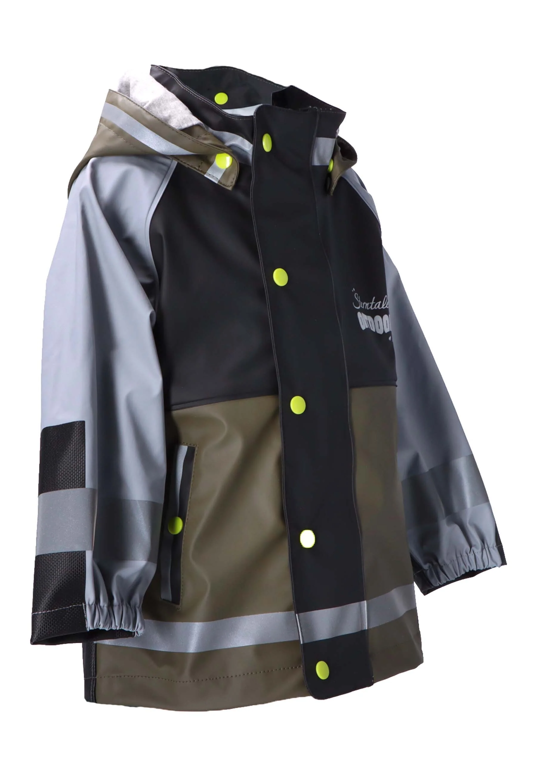 Funktions-Regenjacke mit Reflektoren, wasserdicht