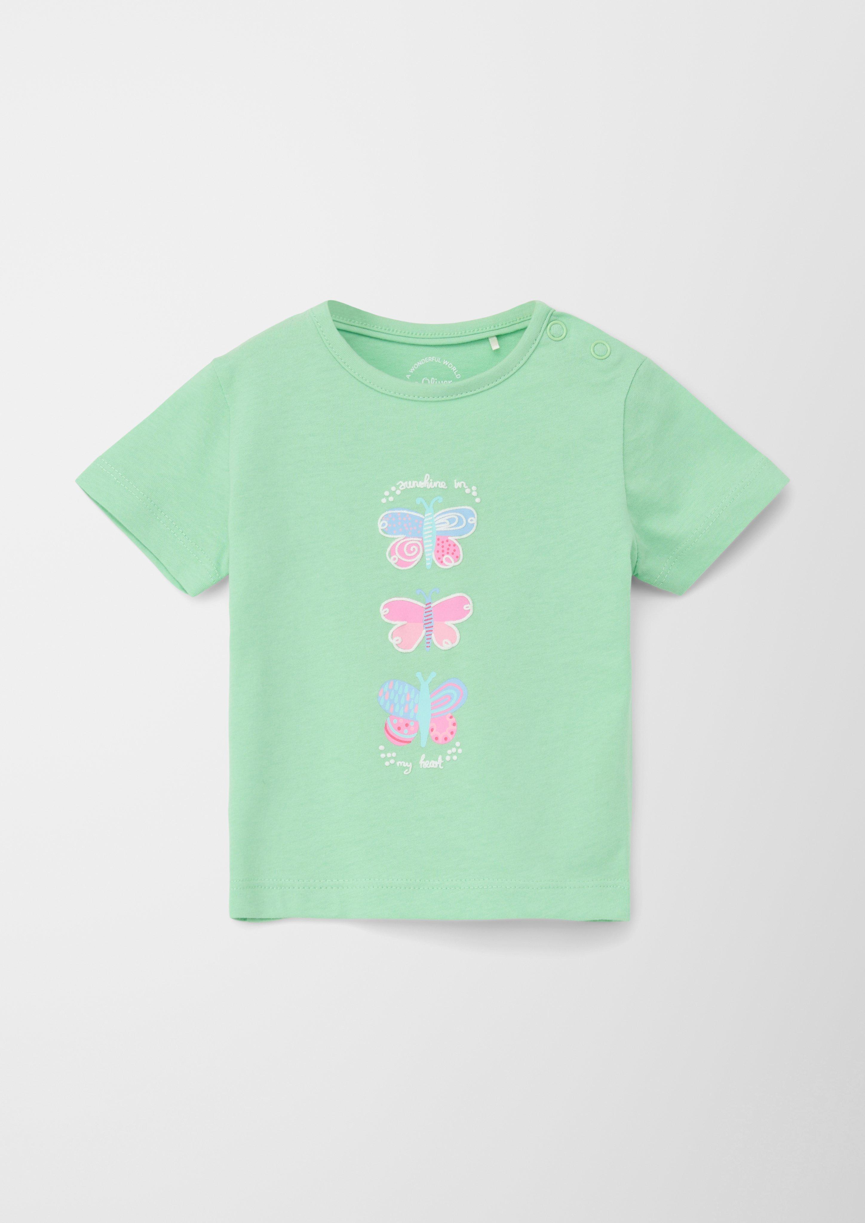 Jerseyshirt mit Glitzerprint  2130612-7300