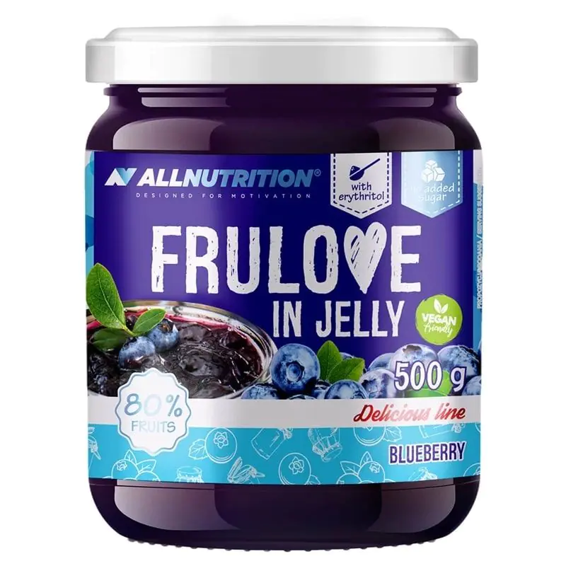 Allnutrition Frulove u želeu s okusom borovnice u gelu, 500 g