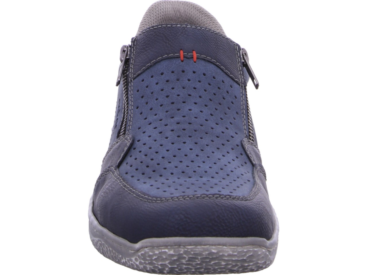 RIEKER Komfort Slipper blau