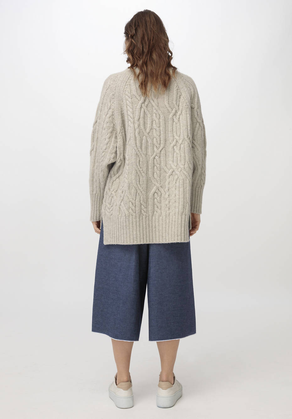 ZERO WASTE Pullover aus reiner Merinowolle