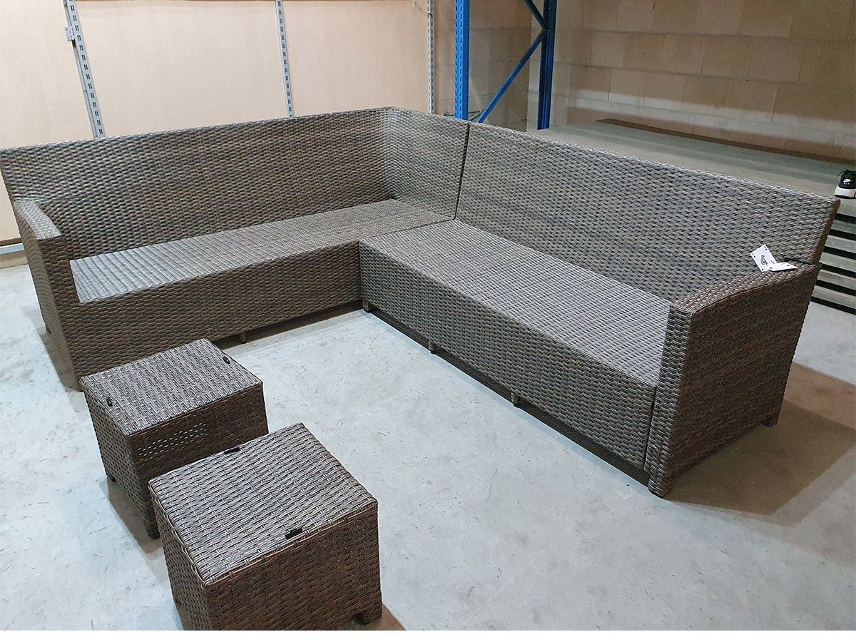 Zweite Chance Outdoor Feelings Blue Dining Loungeset 3