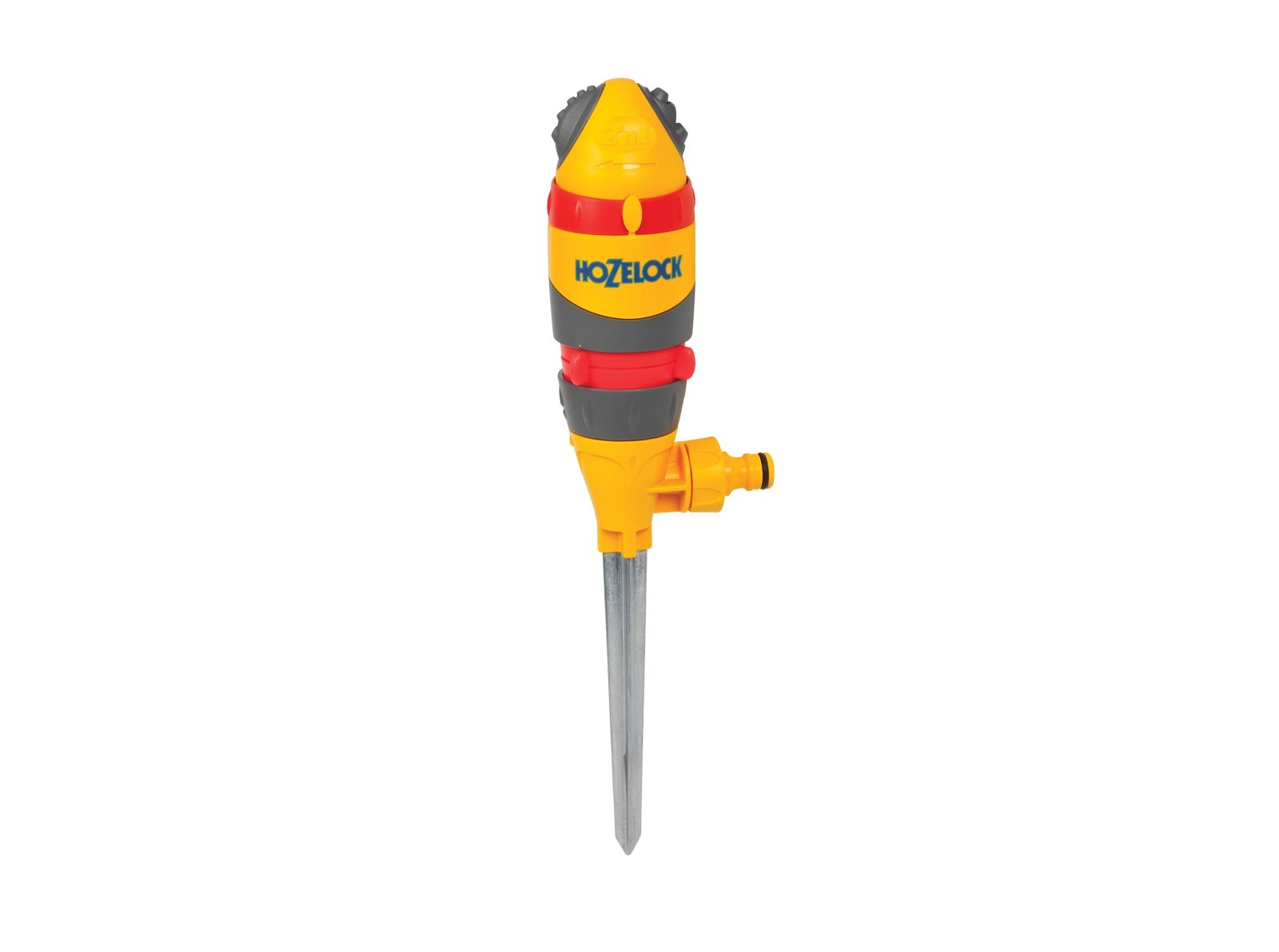 Hozelock 2335P0000 turbinsirkelsprinkler PRO 2-i-1 på spyd, 314 m²