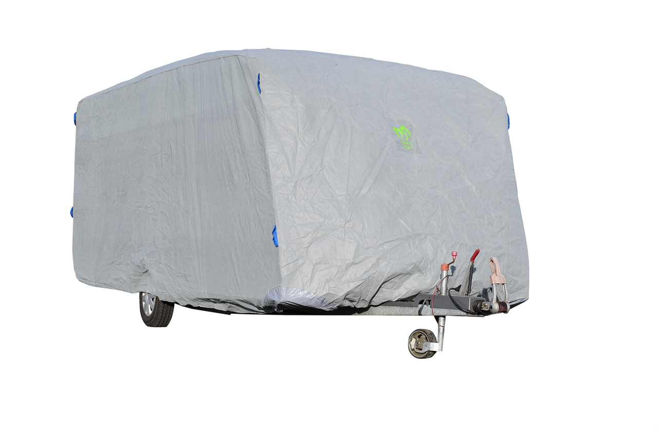 Green Yard GreenYard® Abdeckplane für Wohnwagen oder Wohnmobile Größe XL 670 x 250 x 220 cm