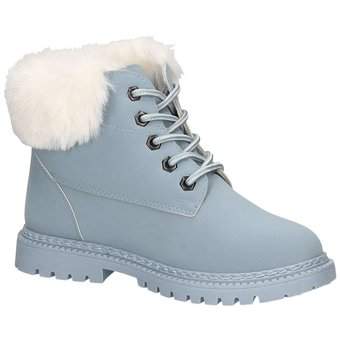 Puccetti Schnür Boots in blau