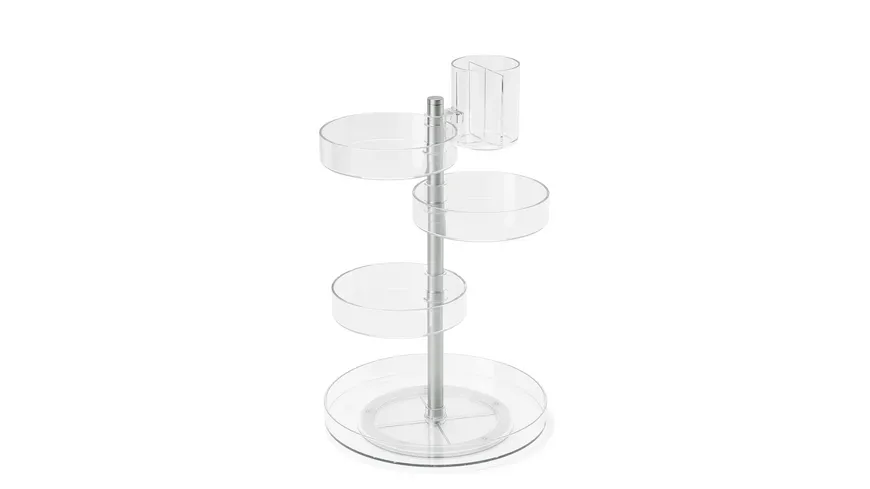 umbra Kosmetik Organizer Pirouette transparent/nickel