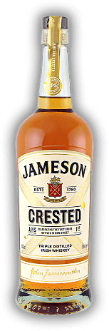 Jameson Crested Jameson Crested Blumig mit dezenter Sherrynote. 0,7	 Liter - Vol 40%