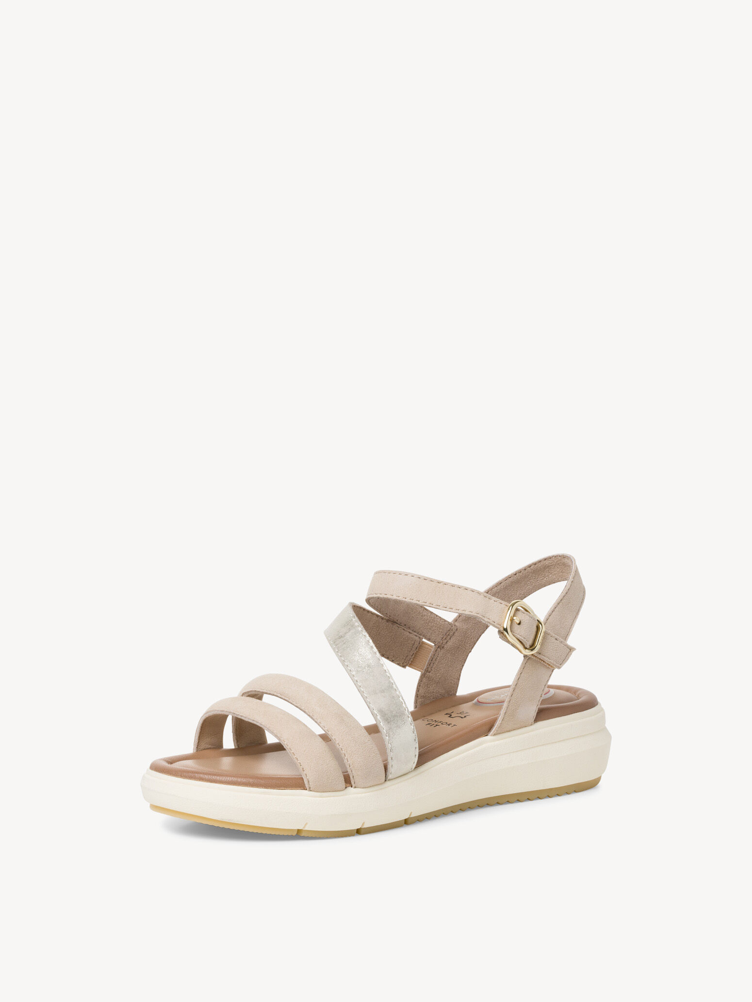 Sandale en cuir - beige