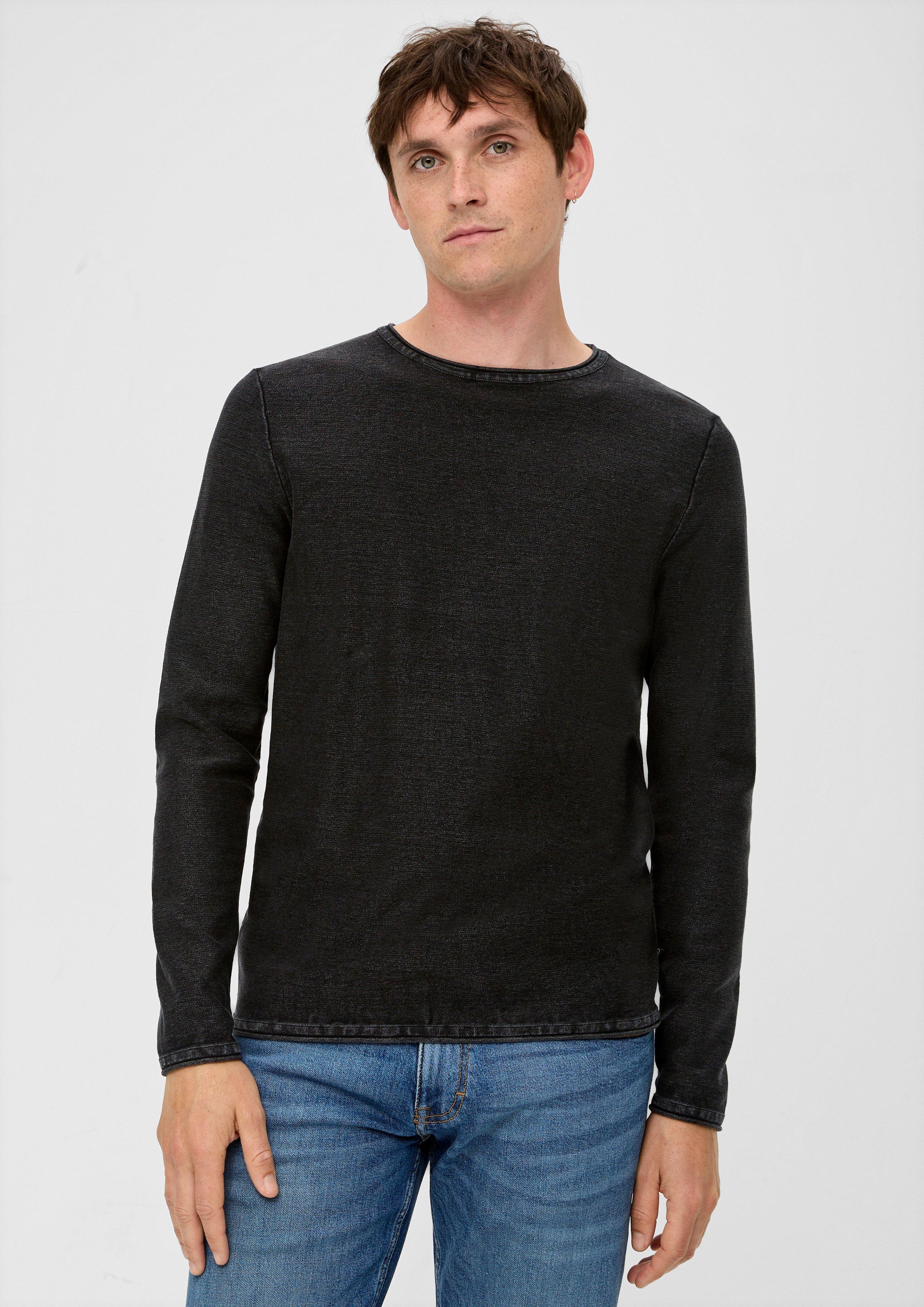 Pullover mit Garment Dye  2135456-9999
