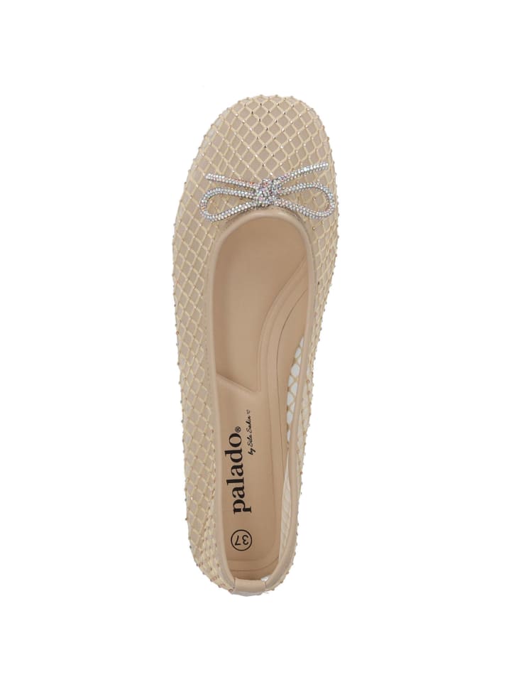 palado Ballerinas in beige glitter combi günstig kaufen