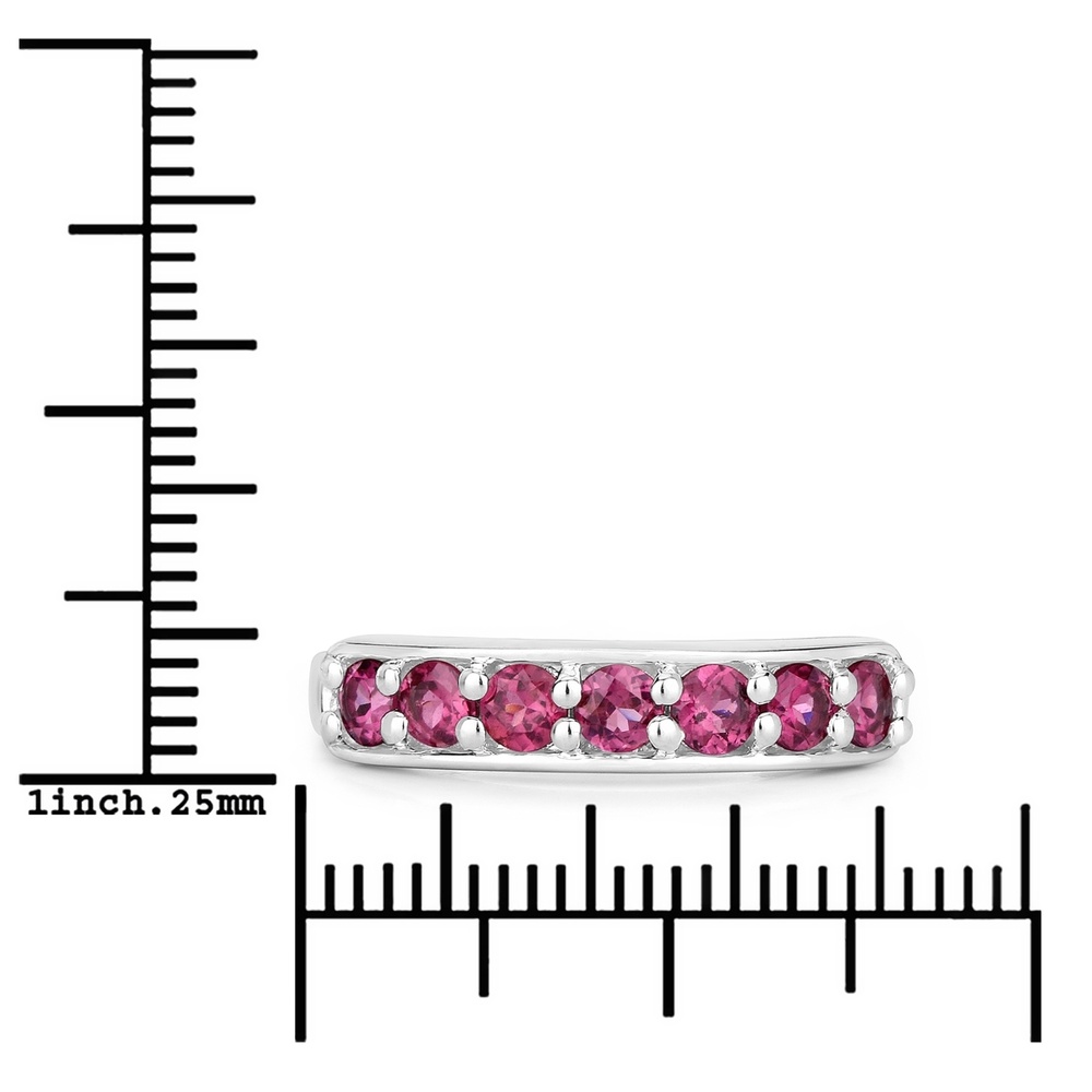 Rafaela Donata Bague Argent sterling Rhodolite en Argent Bague