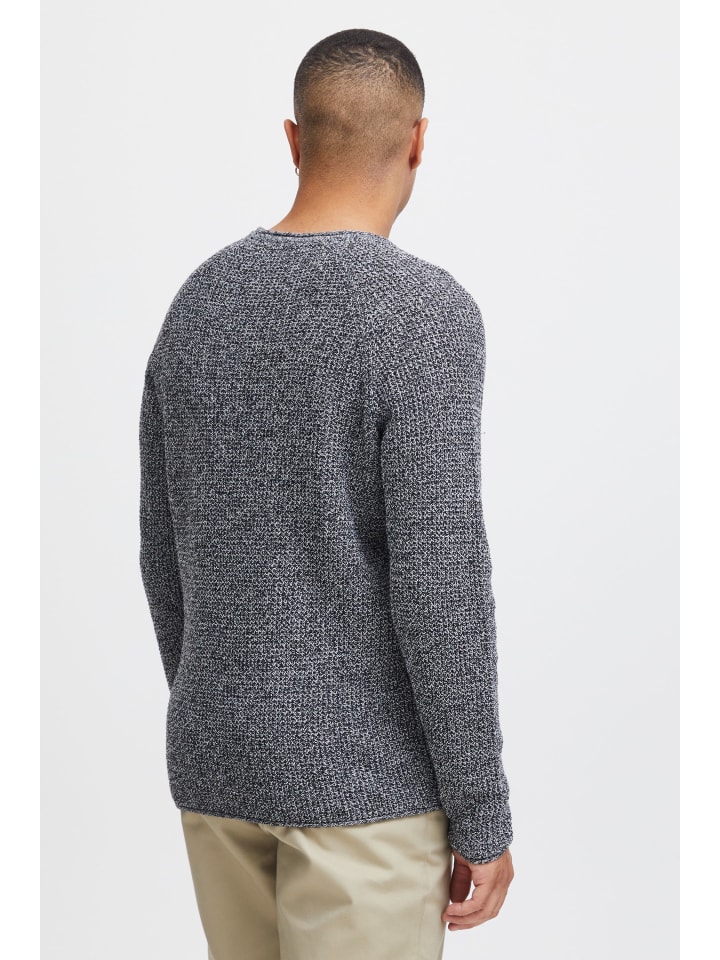 !SOLID Strickpullover SDKotchap 21301069-ME  Melierter Strickpullover mit Rollkanten in Grau günstig kaufen