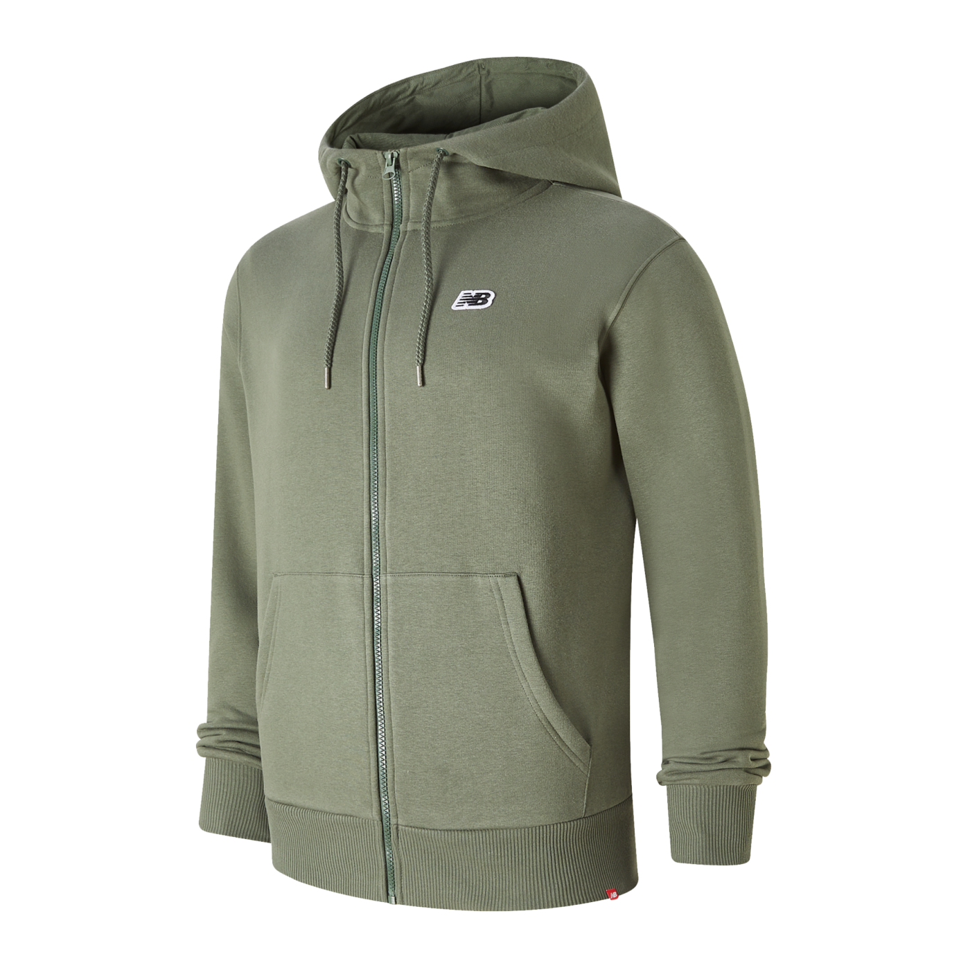 New Balance Red Logo Kapuzenjacke Grün FDON