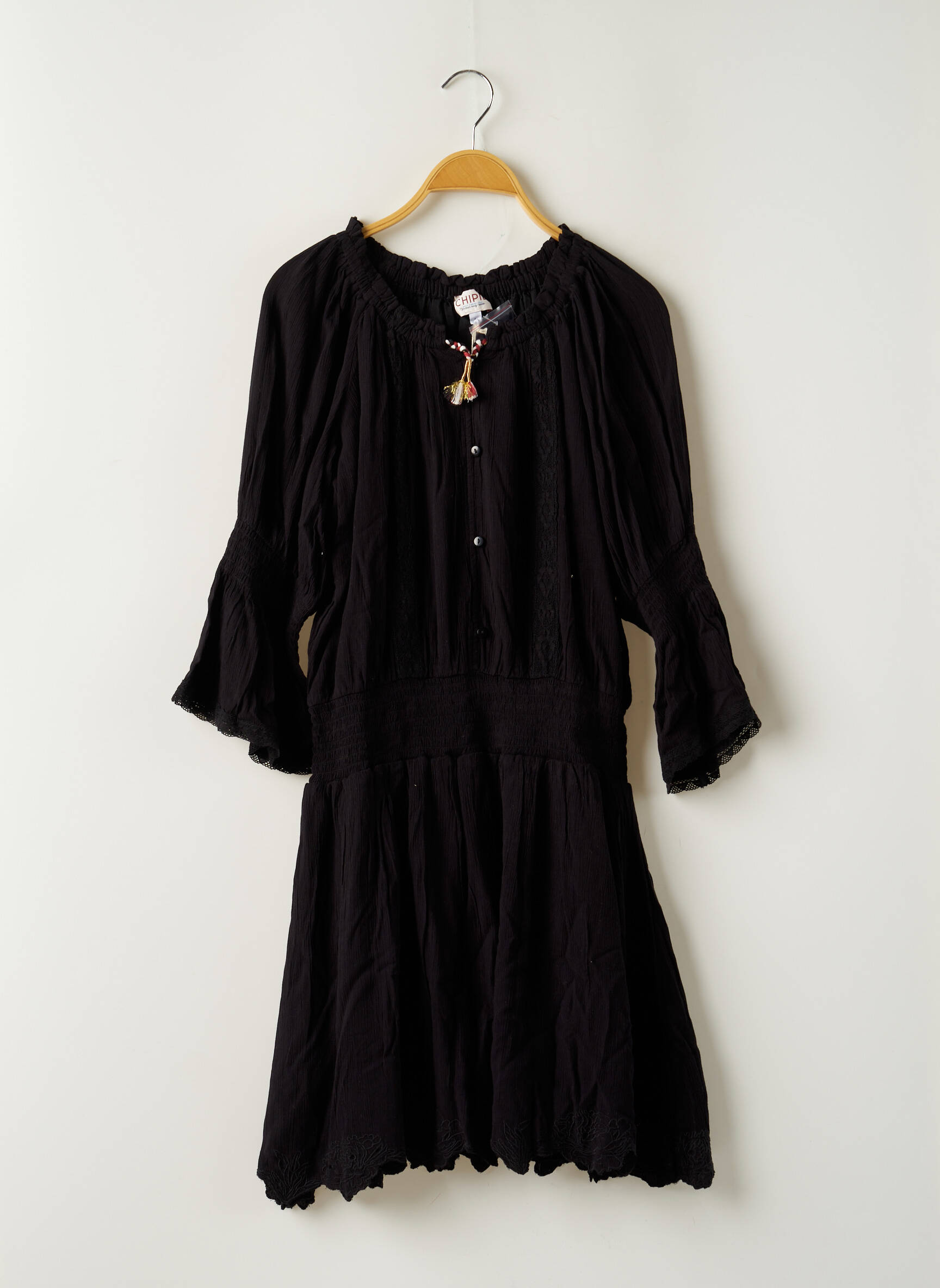 Chipie Robes Mi Longues Fille couleur noir