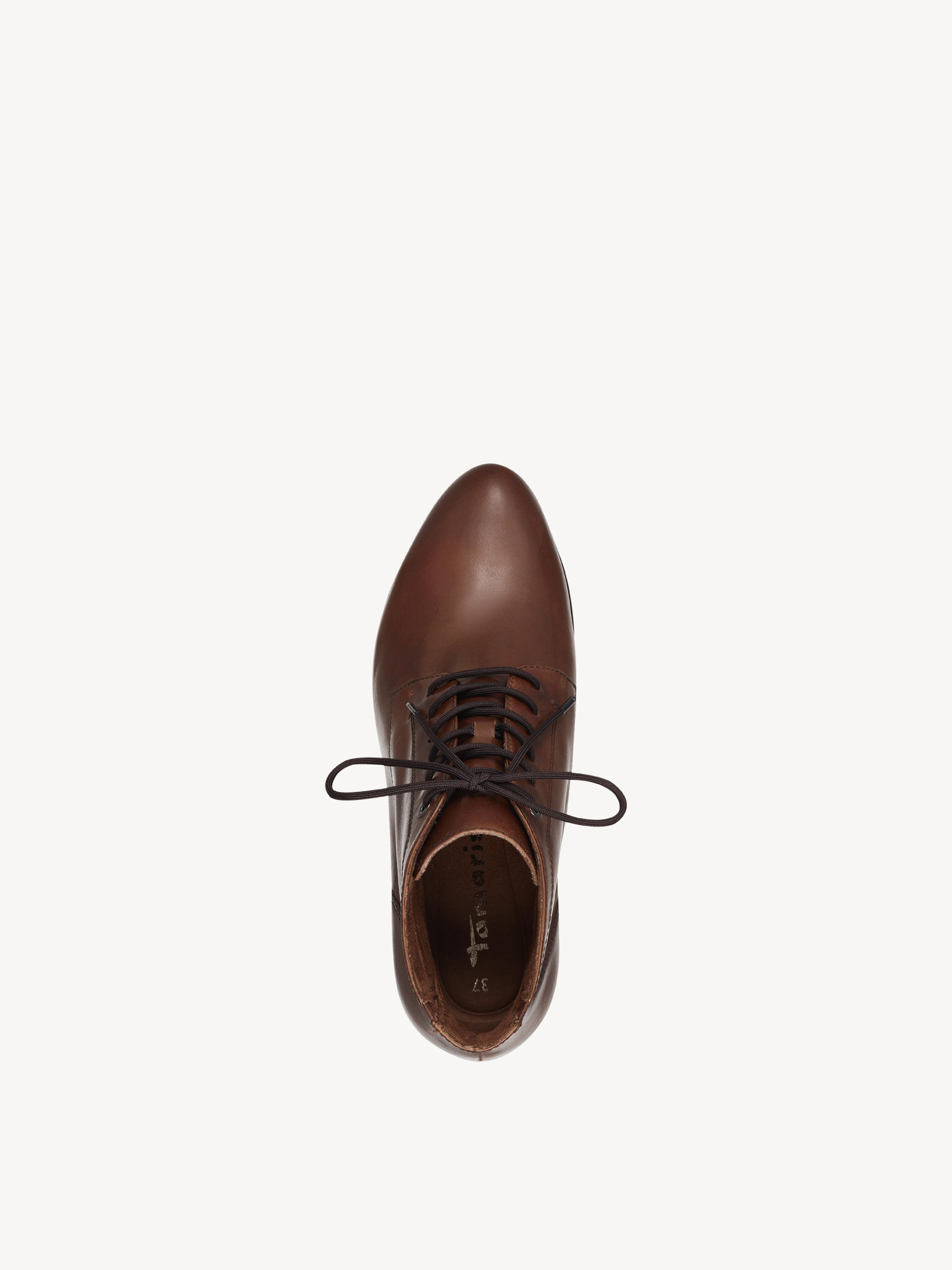Bottine en cuir - marron