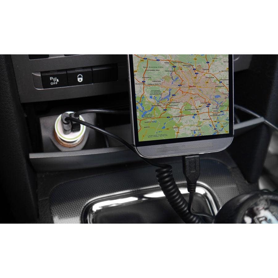 Vematro Handy Kfz-Ladekabel 2,4 A mit Typ C USB Anschlusskabel, 1 Stück - ATU
