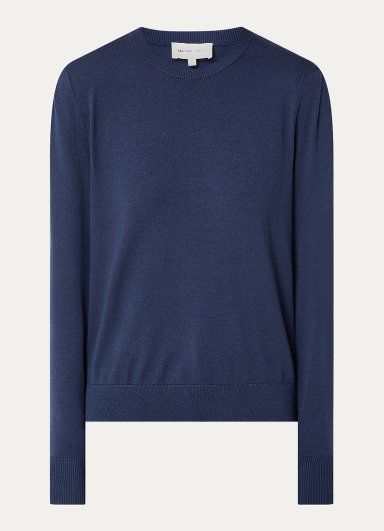Fabienne Chapot Fine knitted pullover with round neck