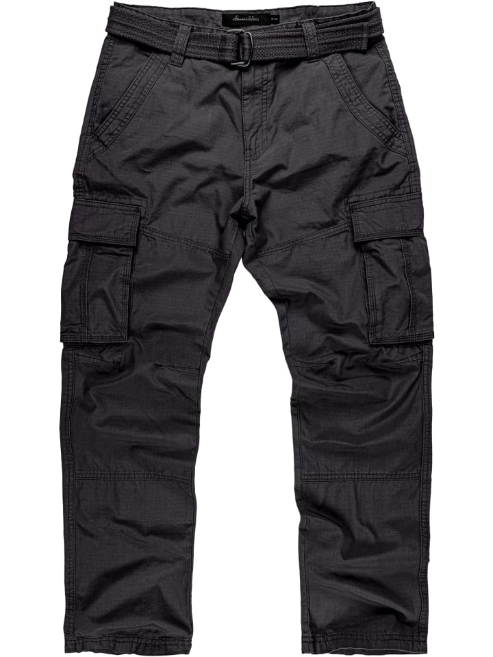Amaci&Sons Cargopants PASCAGOULA in Schwarz günstig kaufen