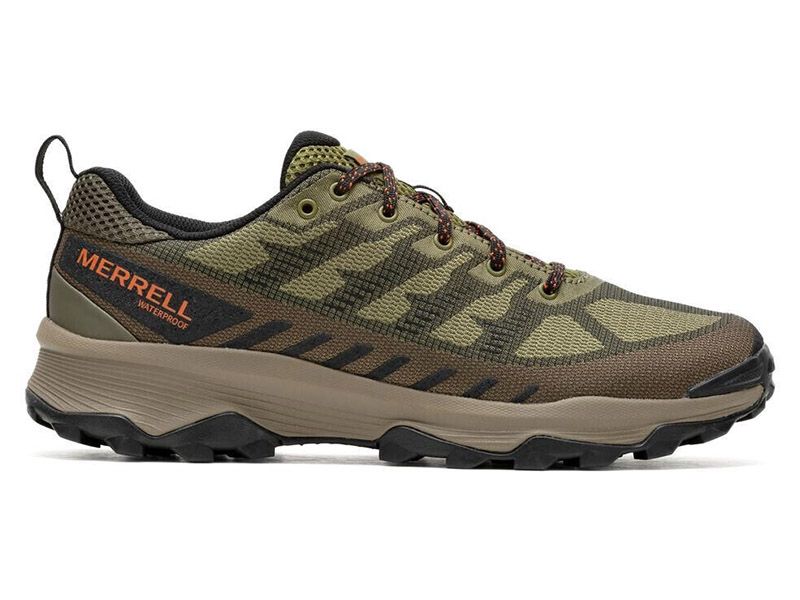 Merrell Speed Eco Waterproof Avocado/Kangaroo Herren Wanderschuhe